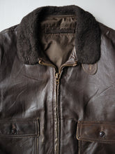 Load image into Gallery viewer, 1970s U.S Navy G-1 Leather Flight Jacket - M