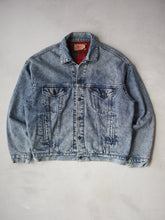 Load image into Gallery viewer, 1980s Made in USA Levi's Flannel Lined Denim Jacket - L
