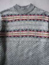 Load image into Gallery viewer, 1970's Milwaukee Fair Isle Knit Sweater - M