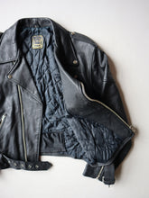 Load image into Gallery viewer, 1980s Cropped Leather Biker Jacket - S