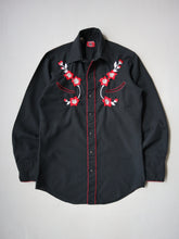 Load image into Gallery viewer, 1970s Chute Embroidered Floral Western Shirt - XXS