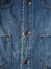 Load image into Gallery viewer, 1960s Sears Blanket Lined Denim Chore Jacket - L/XL
