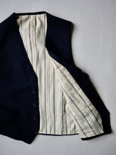 Load image into Gallery viewer, 1950s Herringbone Twill Waistcoat - S