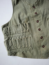 Load image into Gallery viewer, 1940s Canvas Hunting Vest - S