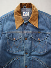 Load image into Gallery viewer, 1970s Wrangler No-Fault Blanket Lined Denim Jacket - M