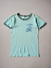 Load image into Gallery viewer, 1970s Distressed Lake George New York Ringer T-Shirt - XXS