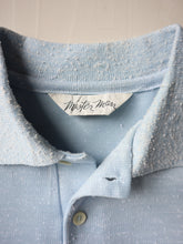 Load image into Gallery viewer, 1970s Mister Man Textured Polo Shirt - S