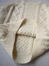 Load image into Gallery viewer, Lands End Wool Cable Knit Sweater - XL