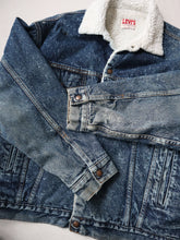 Load image into Gallery viewer, 1970s Levi's Galactic Wash Sherpa Lined Denim Jacket - L/XL