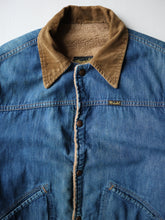 Load image into Gallery viewer, 1970s Wrangler Lined Denim Jacket with Corduroy Collar - M