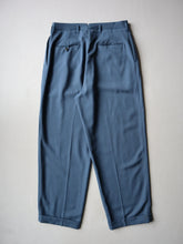Load image into Gallery viewer, 1950s Drop Loop Gabardine Pleated Pants - 32"