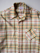 Load image into Gallery viewer, 1970s Donlin Permanent Press Plaid Shirt - L