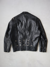 Load image into Gallery viewer, 1960's British Cycle Leathers D Pocket Leather Biker Jacket - M