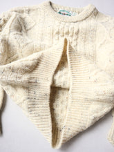 Load image into Gallery viewer, 1980s Aran Crafts Wool Sweater - XS