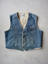 Load image into Gallery viewer, Lee Storm Rider Sherpa Lined Denim Vest - L