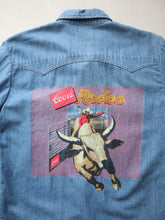 Load image into Gallery viewer, 1990s Coors Rodeo Chambray Shirt - L