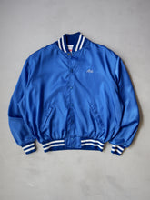 Load image into Gallery viewer, 1970's Chain-stitched Kings Academy Cheerleader Satin Bomber Jacket - 2XL