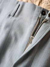 Load image into Gallery viewer, 1950s Drop Loop Wool Blend Pinstripe Pants - 35"