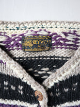 Load image into Gallery viewer, Made in Ecuador Rey Wear Wool Hand Knit Cardigan - XL