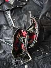 Load image into Gallery viewer, 1960's British Cycle Leathers D Pocket Leather Biker Jacket - M