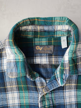 Load image into Gallery viewer, 1980's Made in USA Plaid Flannel Shirt - M
