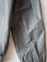 Load image into Gallery viewer, 1980's German Army Leather Pilot Jacket - S