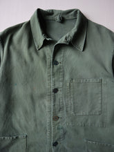 Load image into Gallery viewer, 1970s Faded Green German Workwear Jacket - M/L