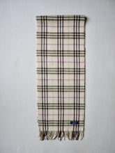 Load image into Gallery viewer, Burberry Nova Check Cashmere Scarf