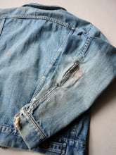 Load image into Gallery viewer, 1960/70s Repaired Wrangler 124MJ Selvedge Denim Jacket - M