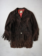 Load image into Gallery viewer, 1960s Buffalo Fringe Suede Leather Jacket - XS
