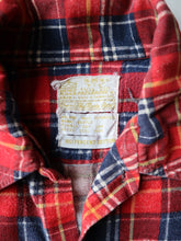 Load image into Gallery viewer, 1970s Distressed Sears Plaid Flannel Shirt - M