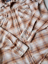 Load image into Gallery viewer, 1970s Campus Western Pearl Snap Shirt - S
