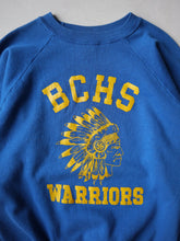 Load image into Gallery viewer, 1980s BCHS Warriors Raglan Sweatshirt - S