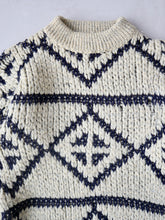 Load image into Gallery viewer, 1970's Distressed McGregor Sportswear Wool Knit Sweater - S