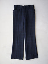 Load image into Gallery viewer, 1970's Hardy Amies Plaid Bootcut Pants - 30"