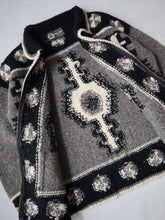 Load image into Gallery viewer, Otavalo Native American Wool Zip Up Cardigan - XL