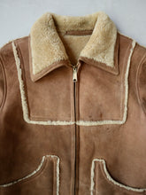 Load image into Gallery viewer, 1960s Distressed The Sheepskin Shop Suede Leather Jacket - S