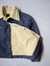 Load image into Gallery viewer, 1970s Sears Roebucks Sherpa Lined Denim Jacket - L/XL
