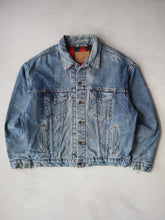 Load image into Gallery viewer, 1990s Made in USA Levi's Flannel Lined Denim Jacket - XL