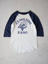 Load image into Gallery viewer, 1970s J.S Wilson Rams Raglan - XXS