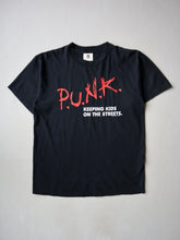 Load image into Gallery viewer, 2000s P.U.N.K Keeping Kids on the Streets by Vagrant Records T-Shirt - M