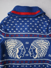 Load image into Gallery viewer, Ralph Lauren Rugby Navajo Wool Shawl Sweater - S
