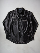 Load image into Gallery viewer, 1970s Career Club Satin Pearl Snap Shirt - XL