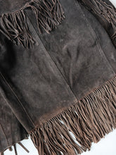Load image into Gallery viewer, 1960s Buffalo Fringe Suede Leather Jacket - XS