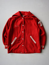 Load image into Gallery viewer, 1950/60's Holloway Hooded Varsity Jacket - M