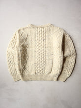 Load image into Gallery viewer, 1980s Aran Crafts Wool Sweater - XS