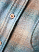 Load image into Gallery viewer, 1970s Pendleton Shadow Plaid Flannel Shirt - L