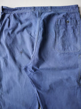 Load image into Gallery viewer, 1970s Faded French Workwear Pleated Pants - 36"