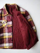 Load image into Gallery viewer, 1970s Plaid Wool CPO Jacket - L/XL