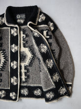 Load image into Gallery viewer, Otavalo Native American Wool Zip Up Cardigan - XL